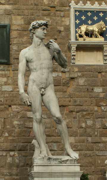 David von Michelangelo in Florenz