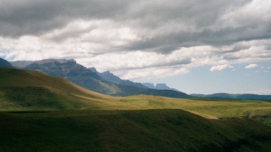 Blick in die Drakensberge
